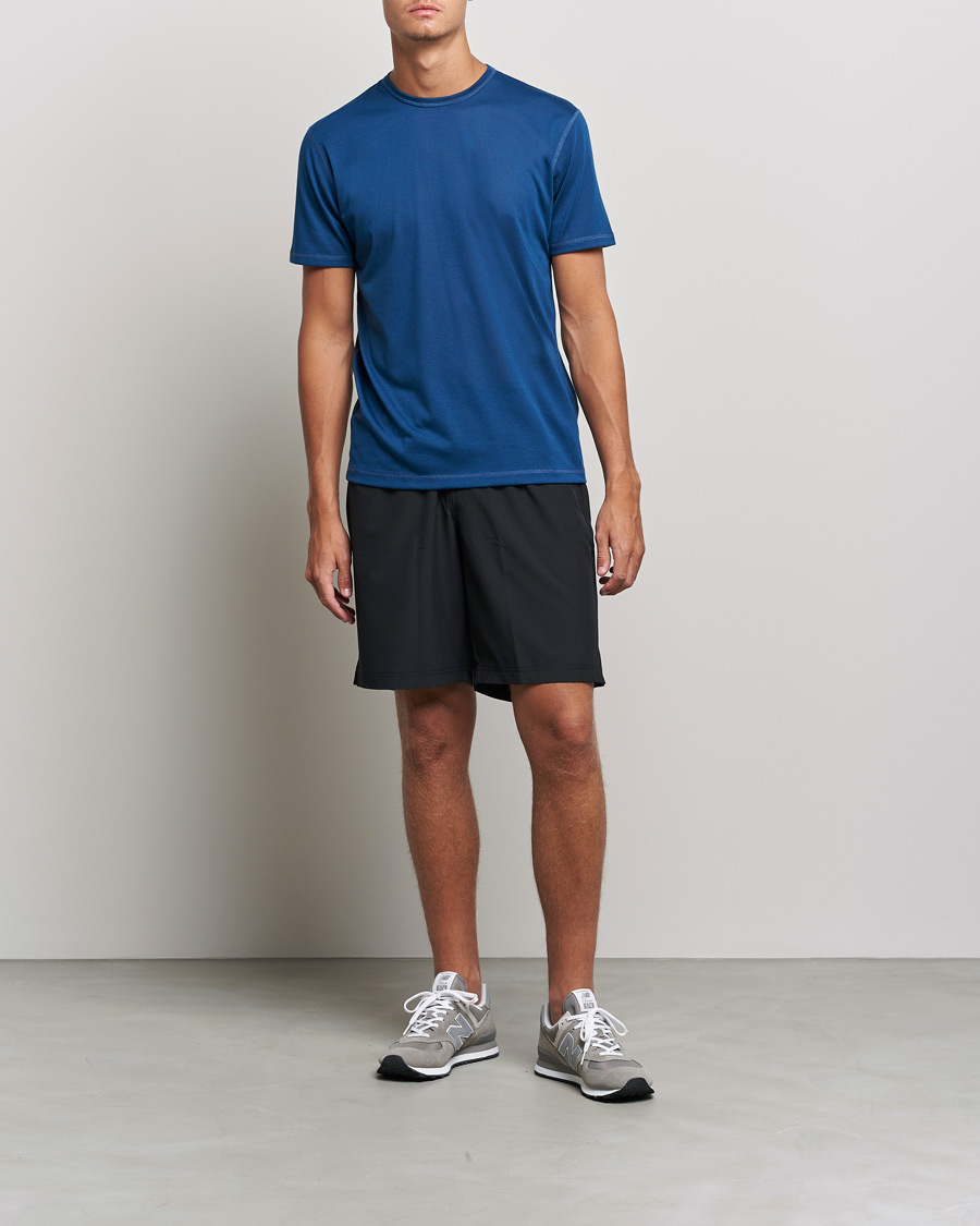 Herre | T-Shirts | Sunspel | Active Tee Navy