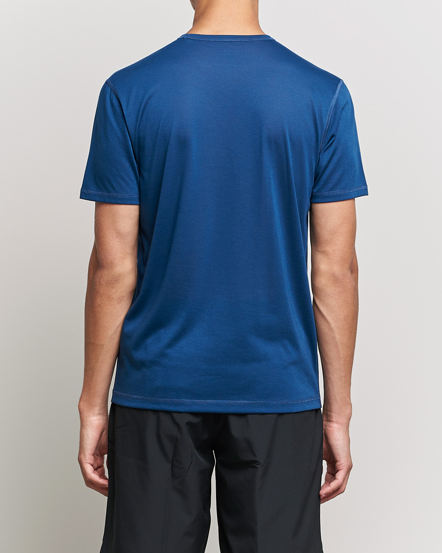Herre | T-Shirts | Sunspel | Active Tee Navy