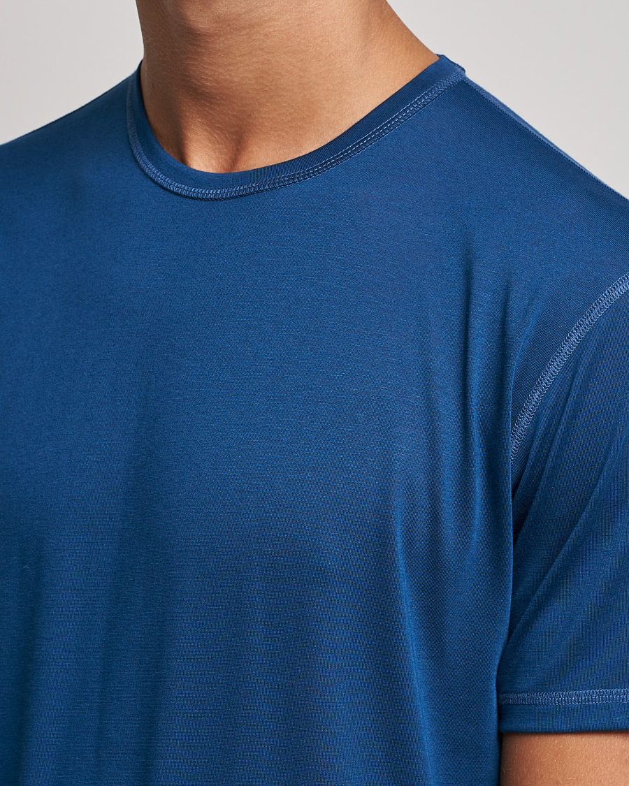 Herre | T-Shirts | Sunspel | Active Tee Navy