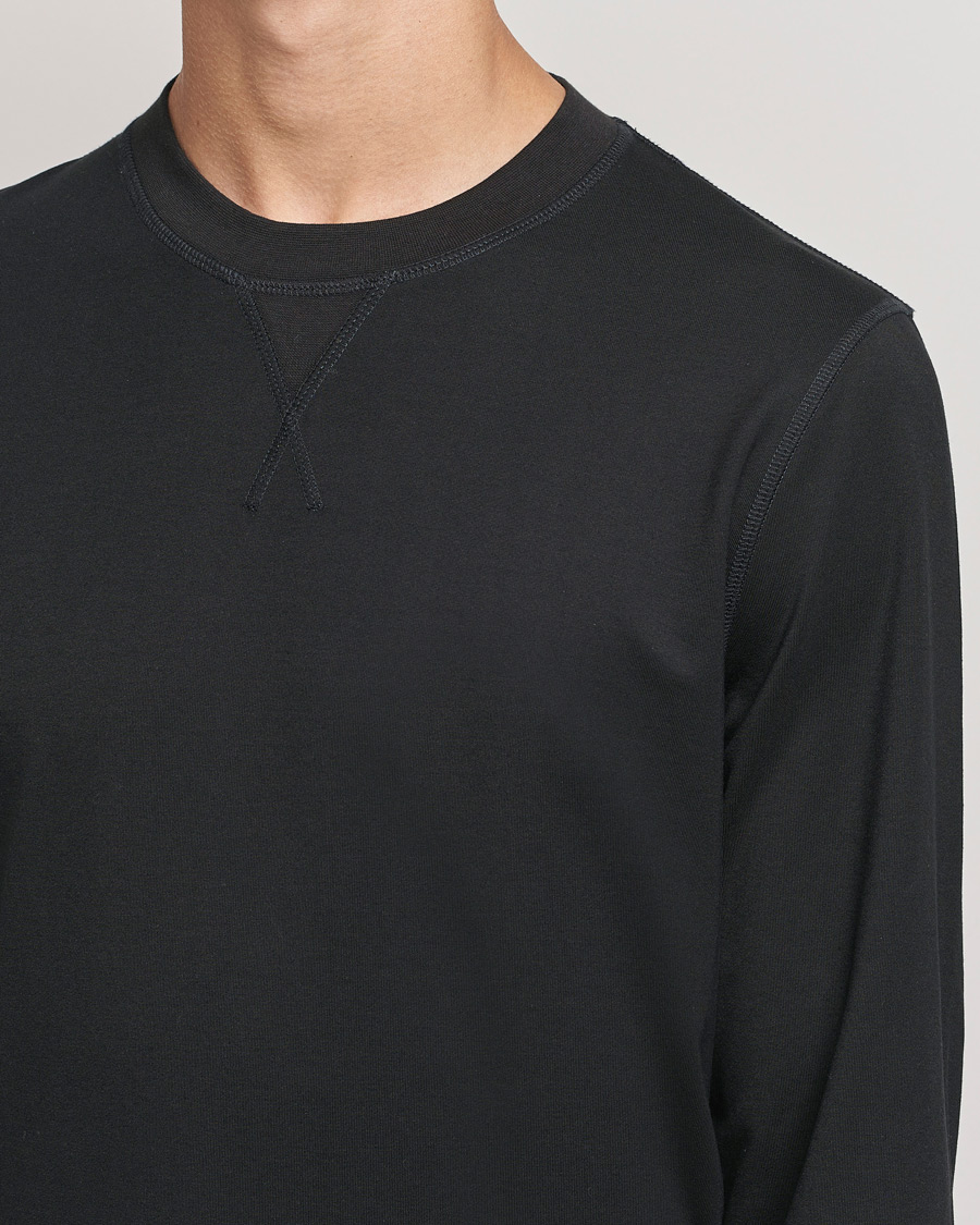 Herre | Trøjer | Sunspel | Active Sweatshirt Black
