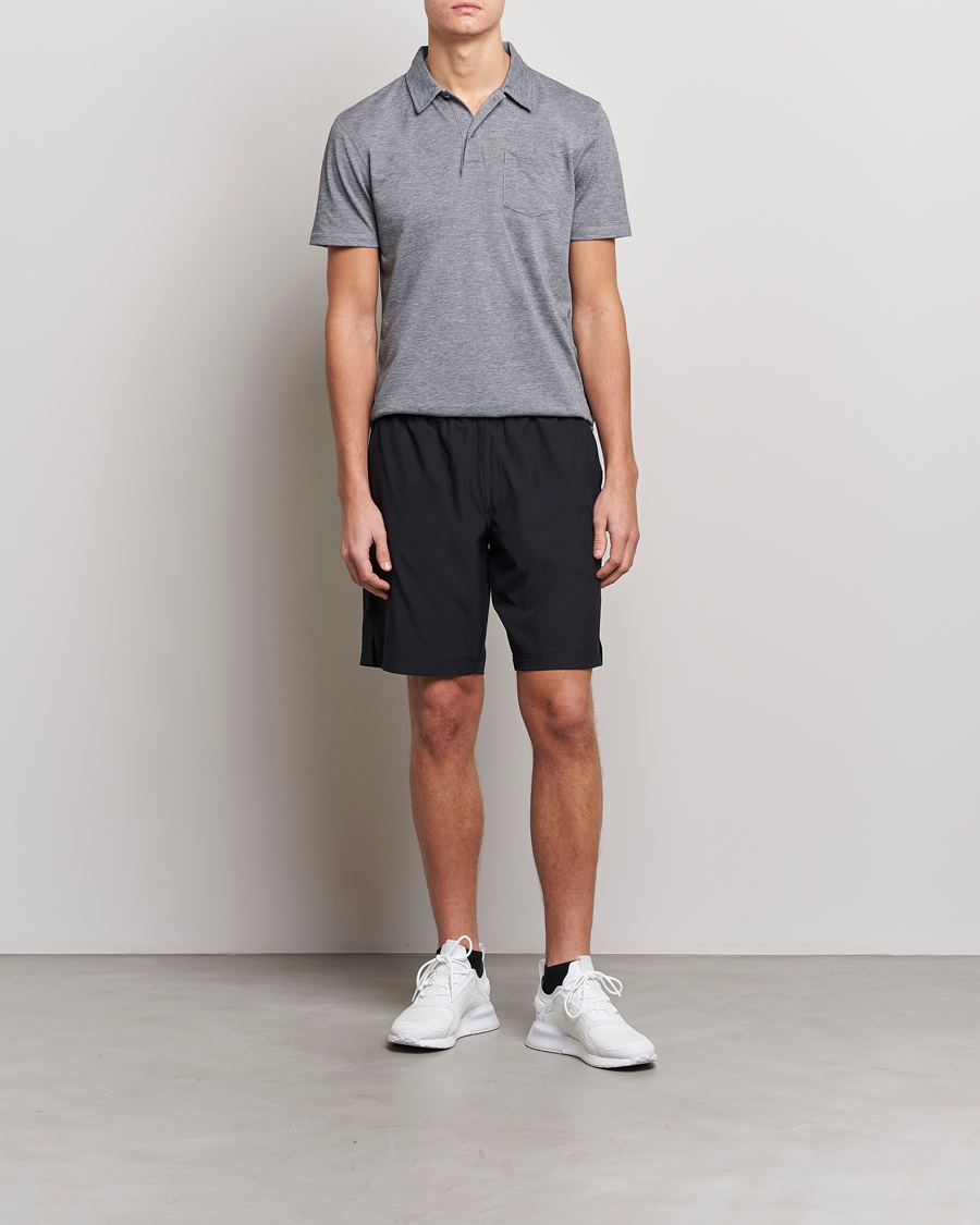Herre | Shorts | Sunspel | Active Running Shorts Black