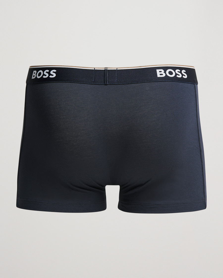 Herre | Trunks | BOSS BLACK | 3-Pack Trunk Boxer Shorts Open Blue