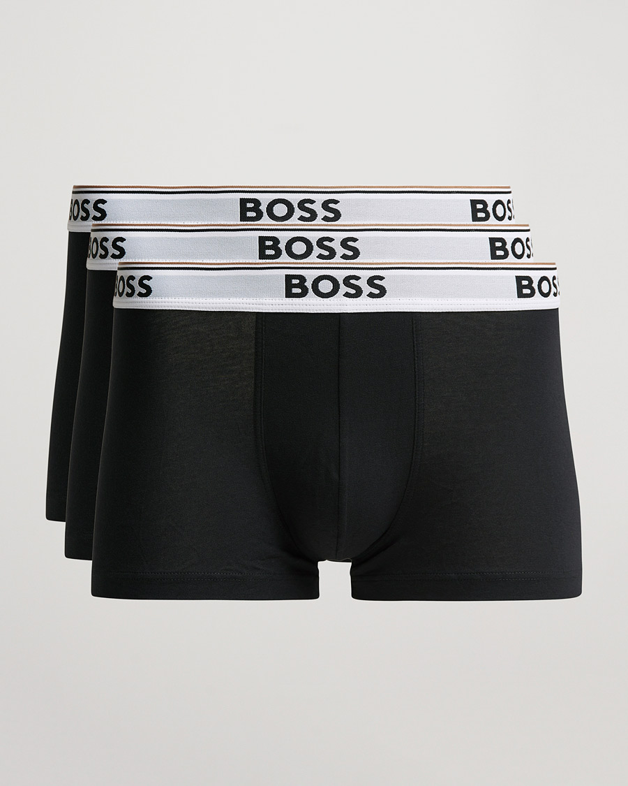 Herre |  | BOSS BLACK | 3-Pack Trunk Boxer Shorts Black/White