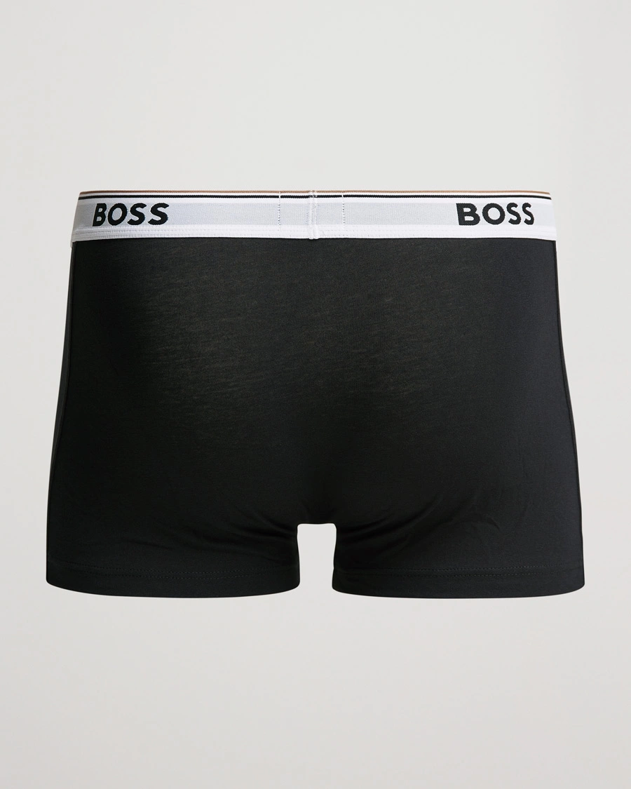 Herre | Boxershorts | BOSS | 3-Pack Trunk Boxer Shorts Black/White