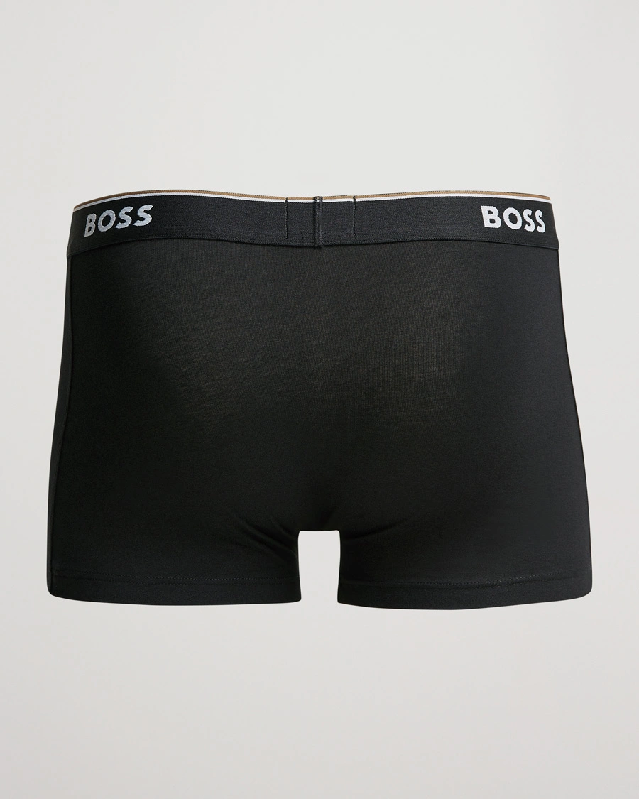 Herre | BOSS | BOSS | 3-Pack Trunk Boxer Shorts White/Grey/Black