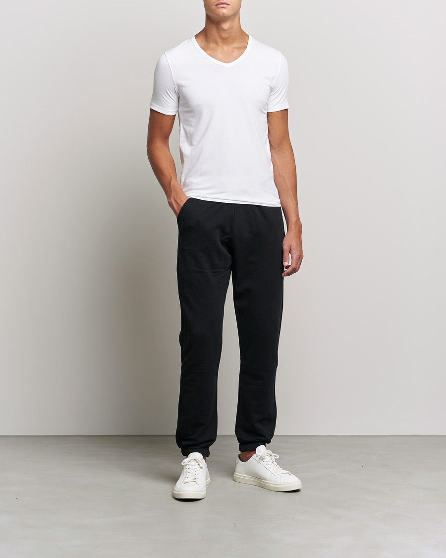 Herre | BOSS | BOSS | 2-Pack V-Neck Slim Fit T-Shirt White