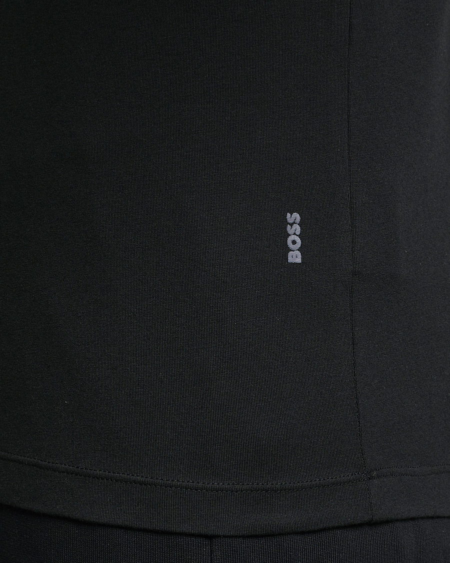 Herre | T-Shirts | BOSS BLACK | 2-Pack Crew Neck Slim Fit T-Shirt Black