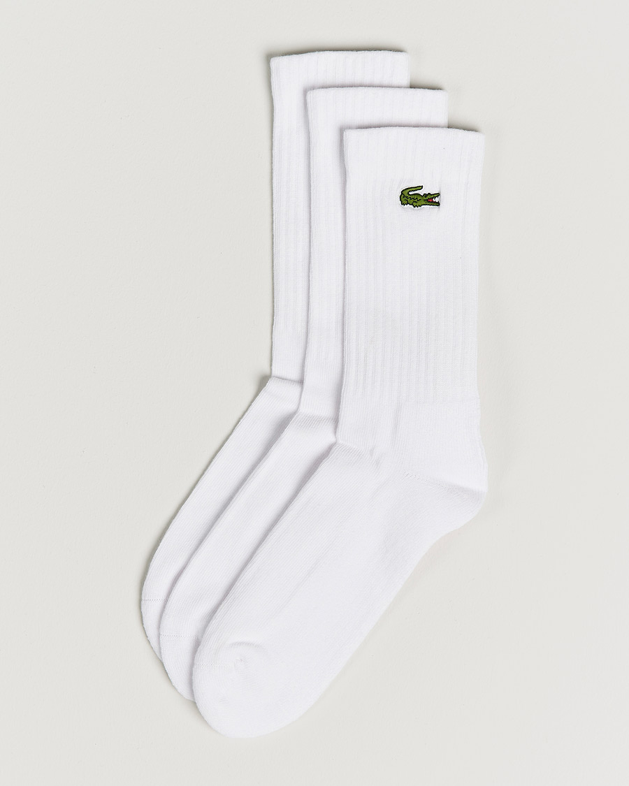 Herre | Training | Lacoste Sport | 3-Pack Sport Socks White