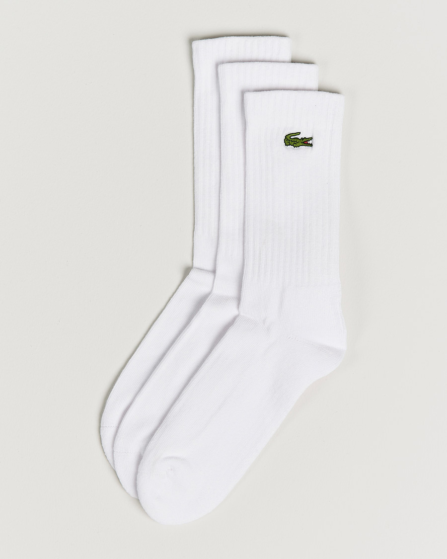 Herre | Undertøj | Lacoste Sport | 3-Pack Sport Socks White