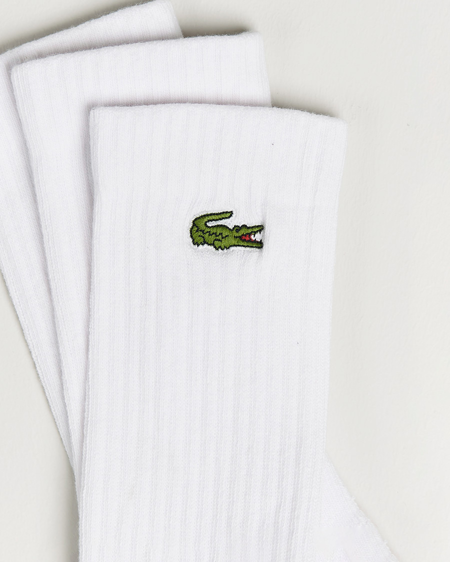 Herre | Undertøj | Lacoste Sport | 3-Pack Sport Socks White