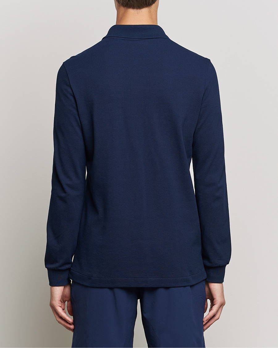 Herre | Trøjer | Lacoste Sport | Performance Long Sleeve Polo Navy Blue