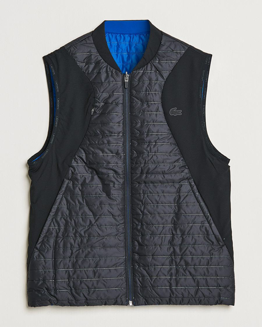 Herre | Jakker | Lacoste Sport | Reversible Performance Vest Black/Blue
