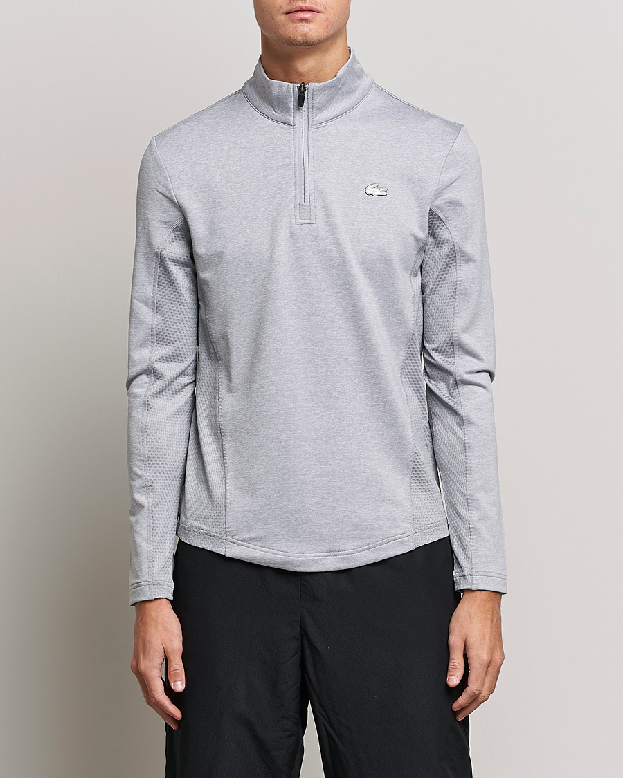 Herre | Trøjer | Lacoste Sport | Performance Midlayer Half Zip Silver Chine