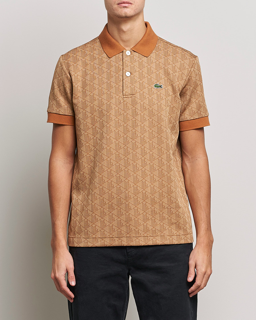 Herre | Polotrøjer | Lacoste | Classic Fit Monogram Jacquard Polo Viennese