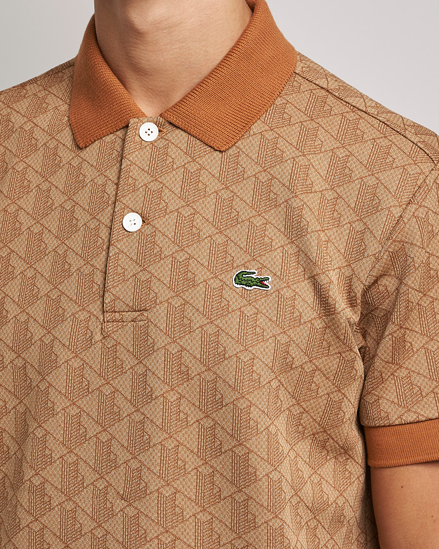 Herre | Polotrøjer | Lacoste | Classic Fit Monogram Jacquard Polo Viennese