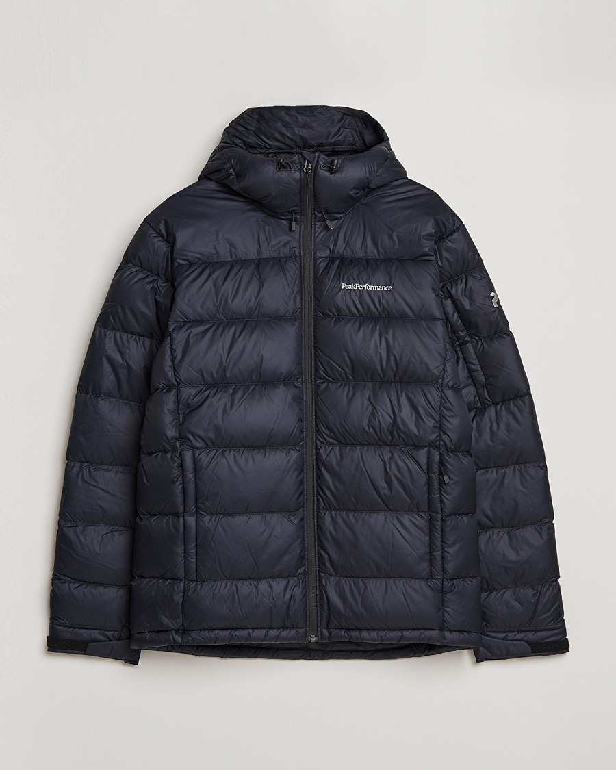 Herre | Jakker | Peak Performance | Frost Down Hooded Jacket Black