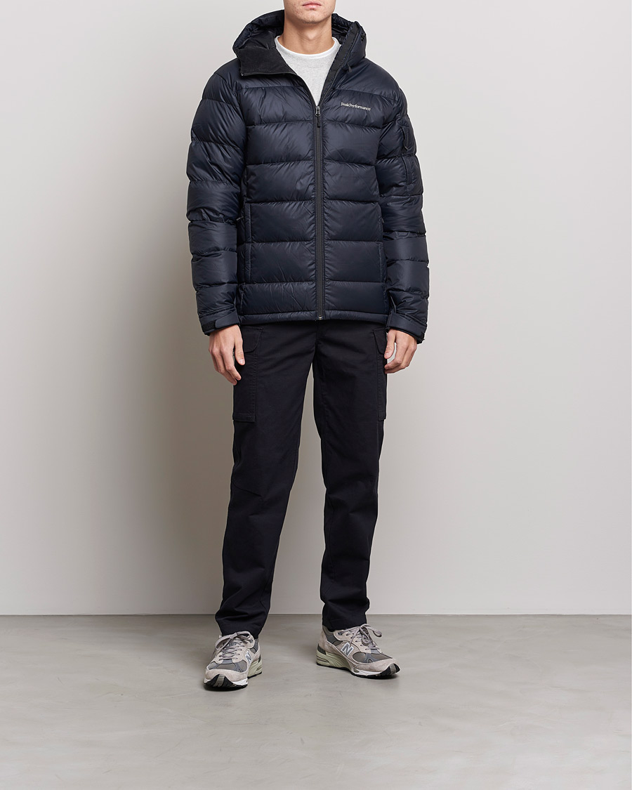 Herre | Jakker | Peak Performance | Frost Down Hooded Jacket Black