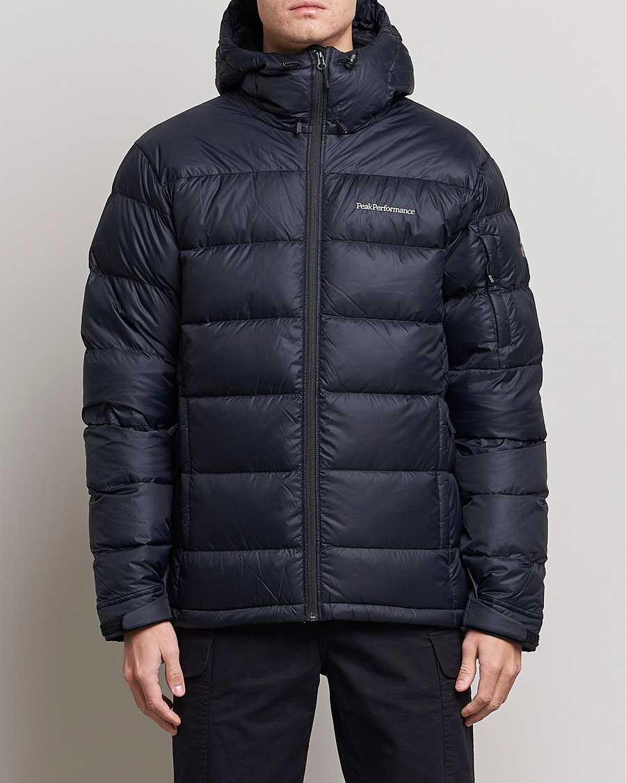 Herre | Jakker | Peak Performance | Frost Down Hooded Jacket Black