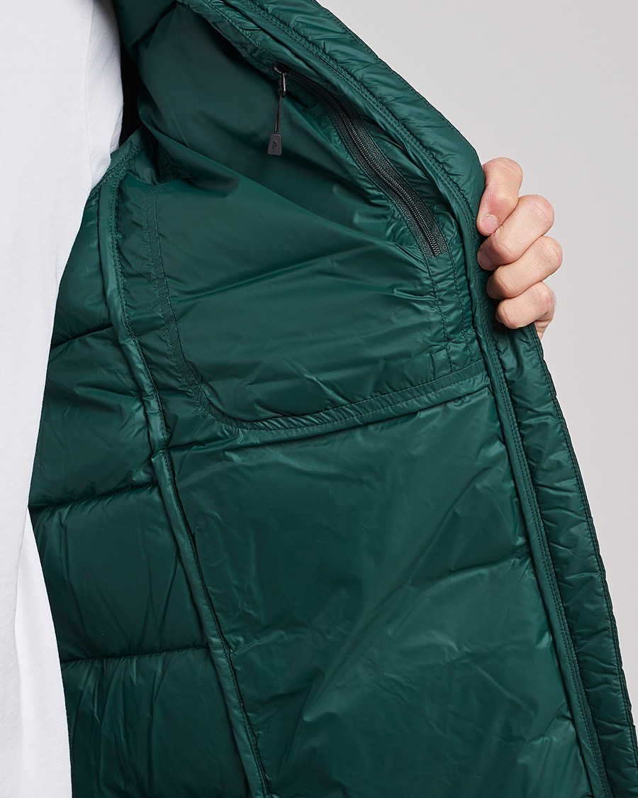 Herre | Jakker | Peak Performance | Frost Down Hooded Jacket Scarab Green