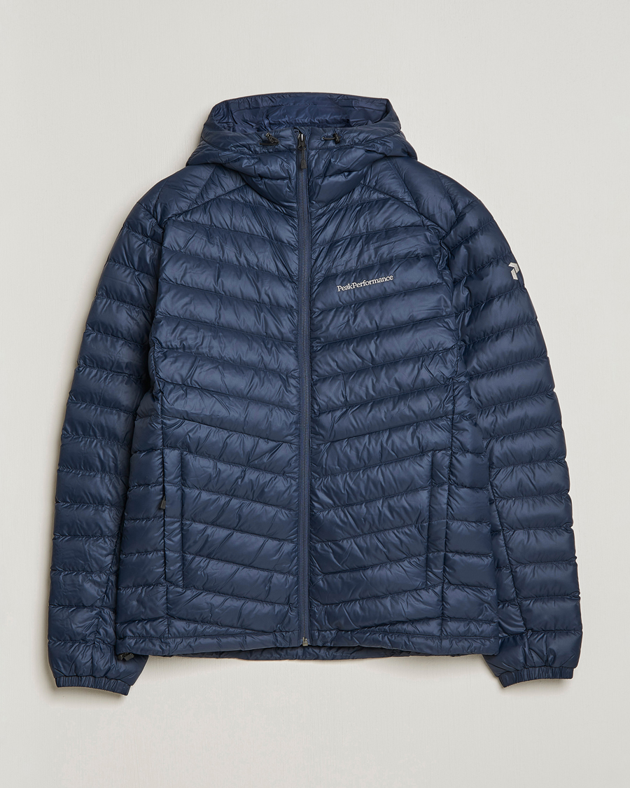 Herre | Jakker | Peak Performance | Frost Liner Down Hooded Jacket Blue Shadow