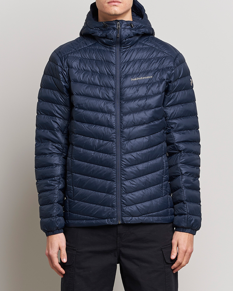 Herre | Jakker | Peak Performance | Frost Liner Down Hooded Jacket Blue Shadow