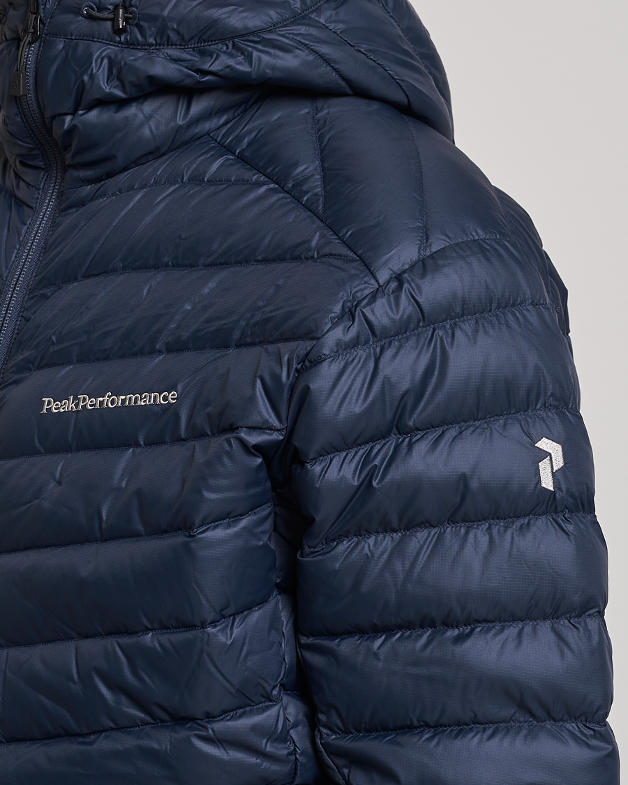 Herre | Jakker | Peak Performance | Frost Liner Down Hooded Jacket Blue Shadow
