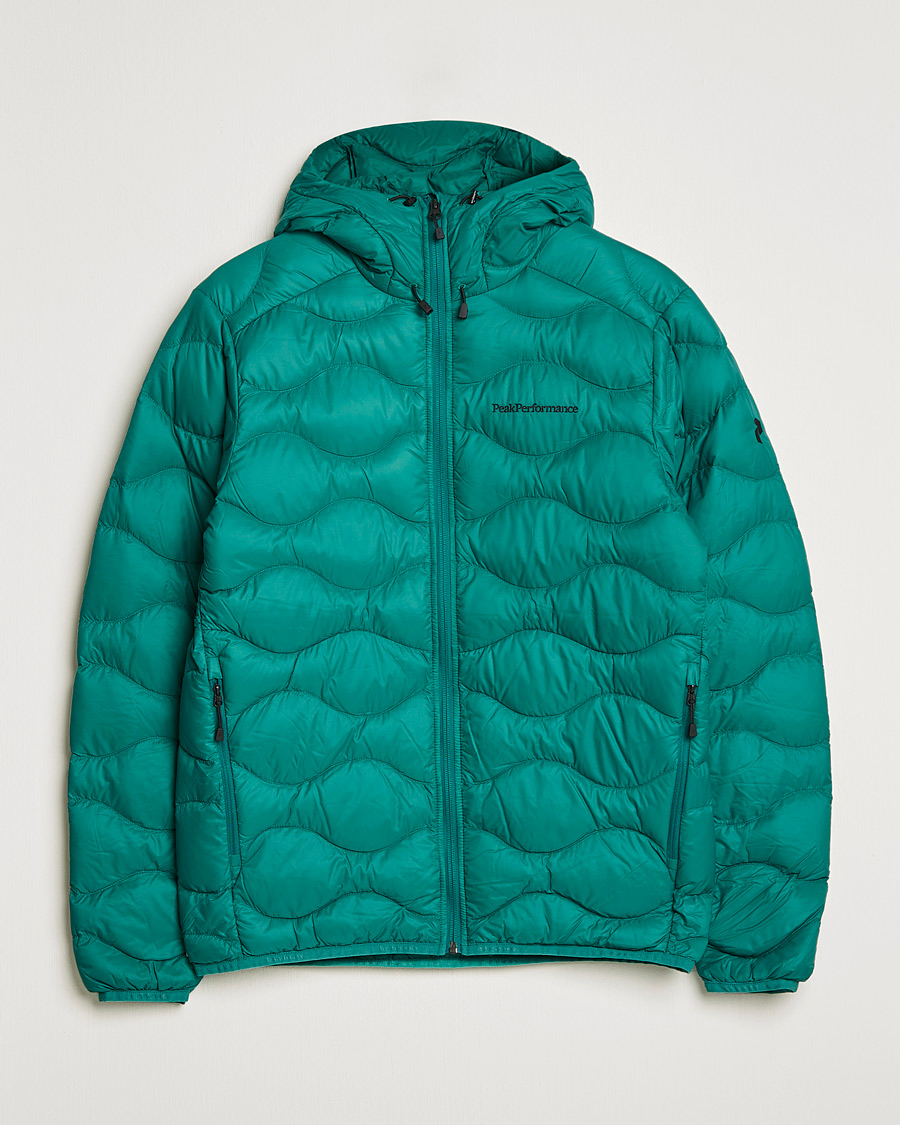 Herre | Jakker | Peak Performance | Helium Down Hood Green Ivy