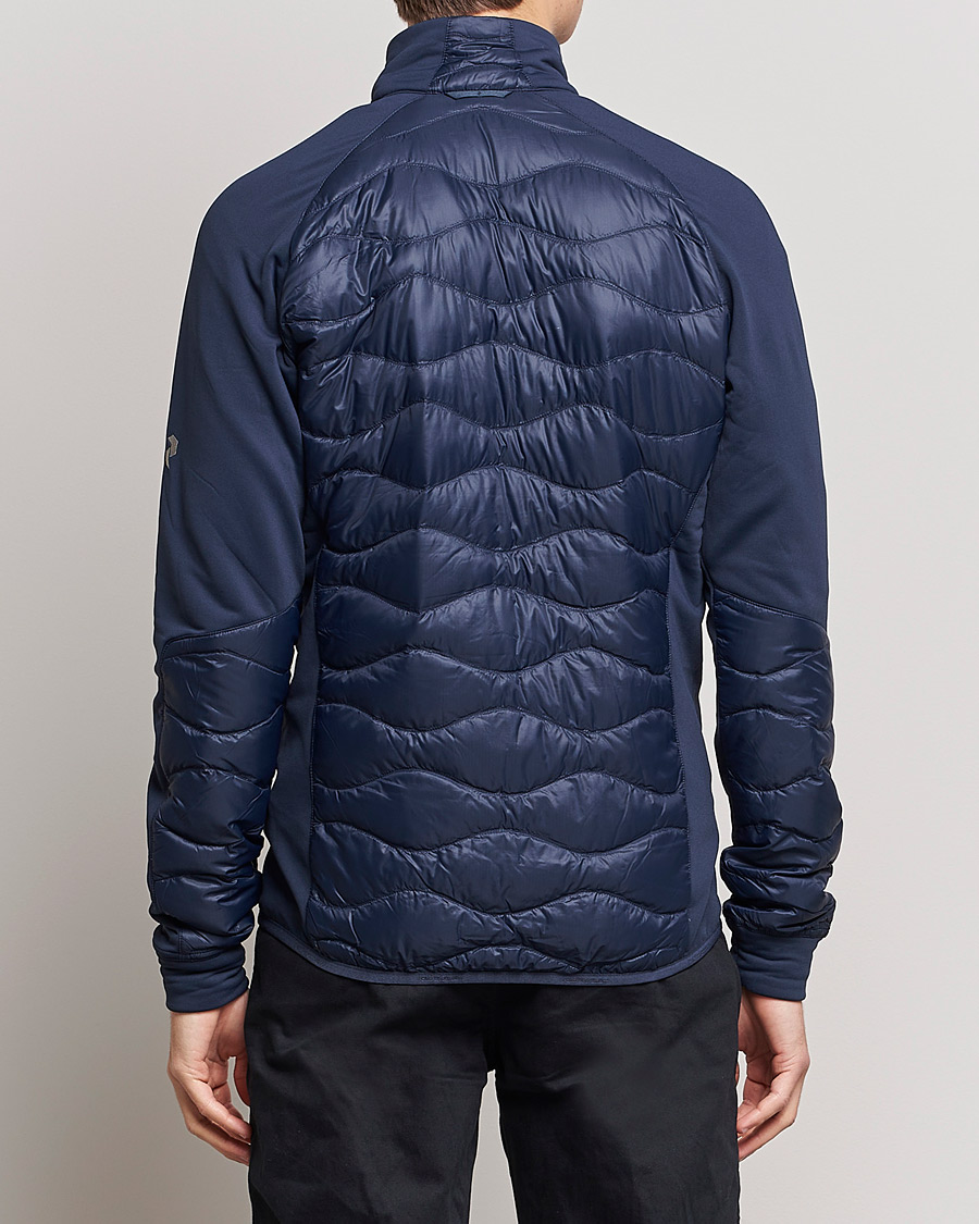 Herre | Jakker | Peak Performance | Helium Down Hybrid Jacket Blue Shadow