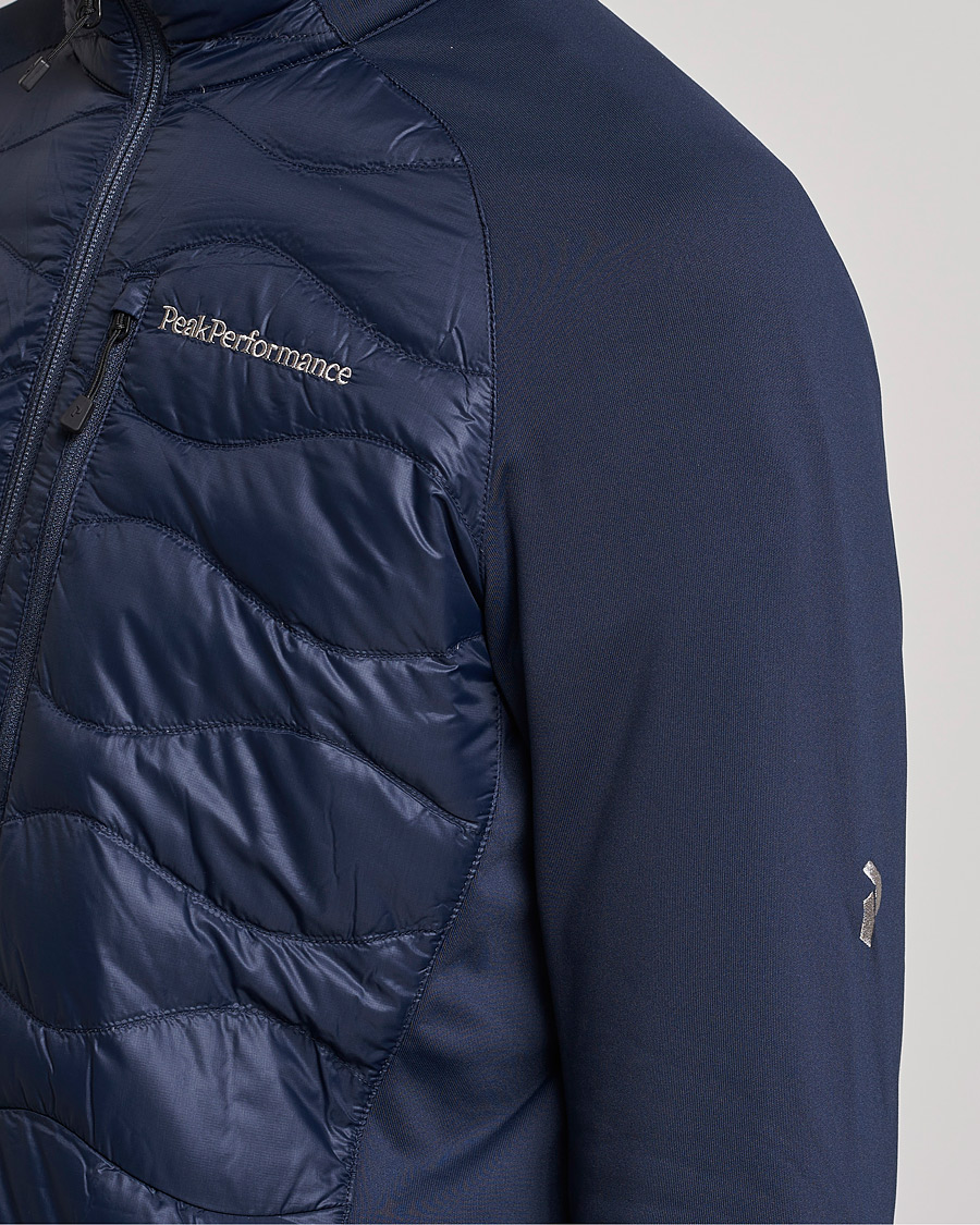 Herre | Jakker | Peak Performance | Helium Down Hybrid Jacket Blue Shadow