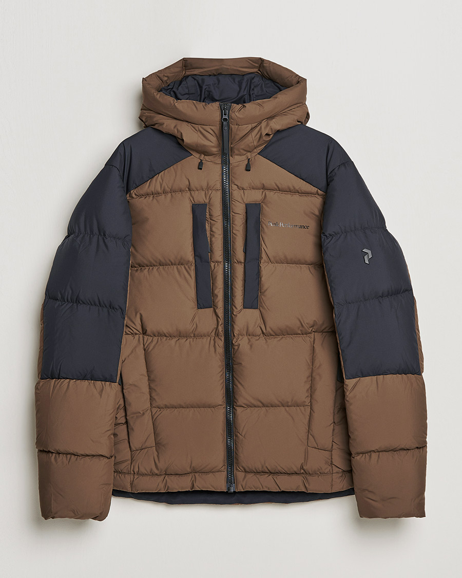 Herre | Jakker | Peak Performance | Rivel Down Seasonal Hooded Jacket Woody Black