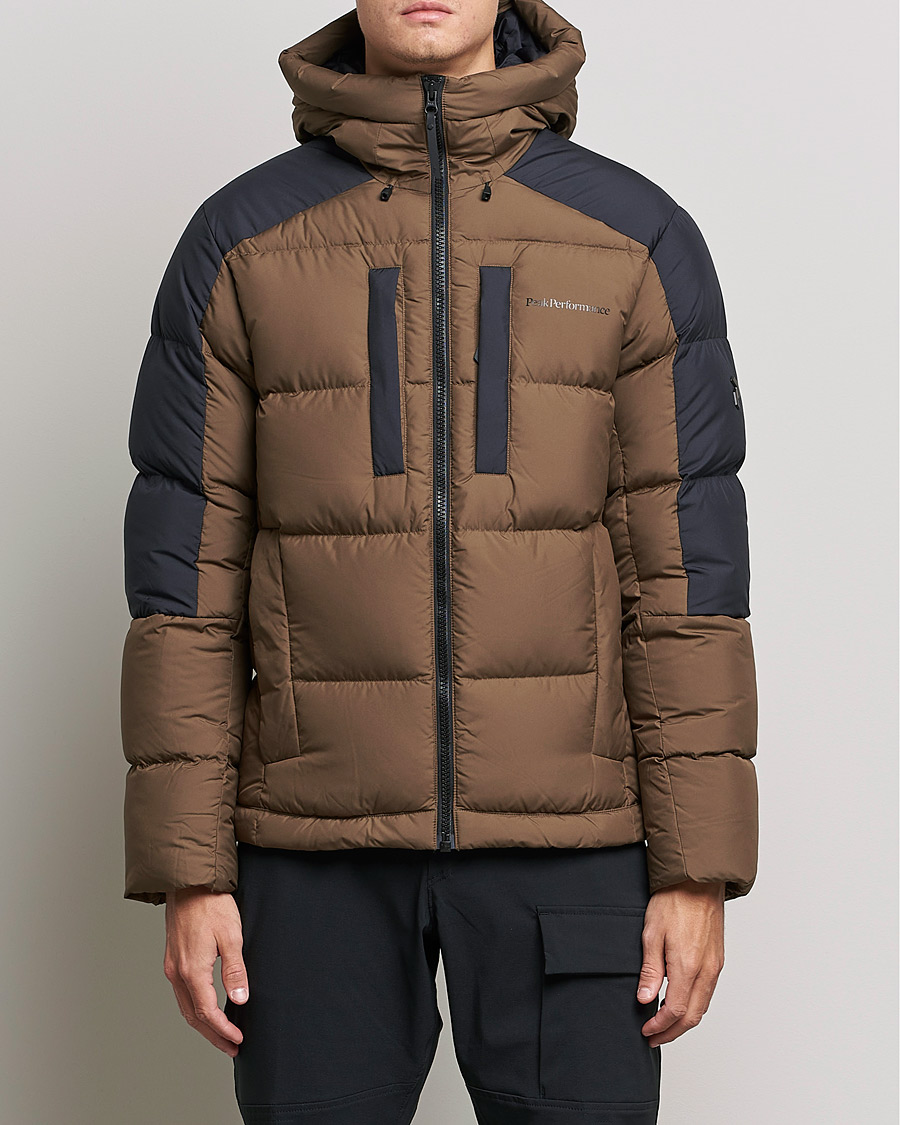 Herre | Jakker | Peak Performance | Rivel Down Seasonal Hooded Jacket Woody Black