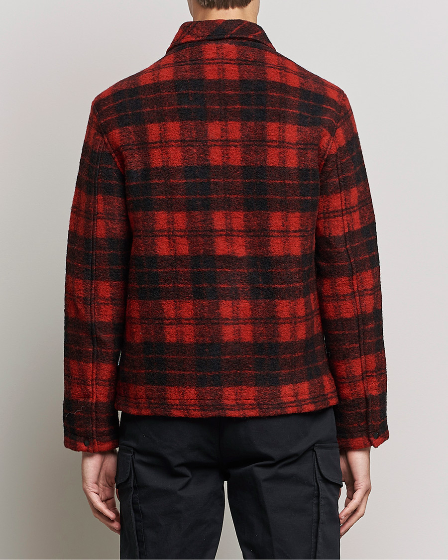 Herre | Skjorter | Peak Performance | Wool Overshirt Checked Red