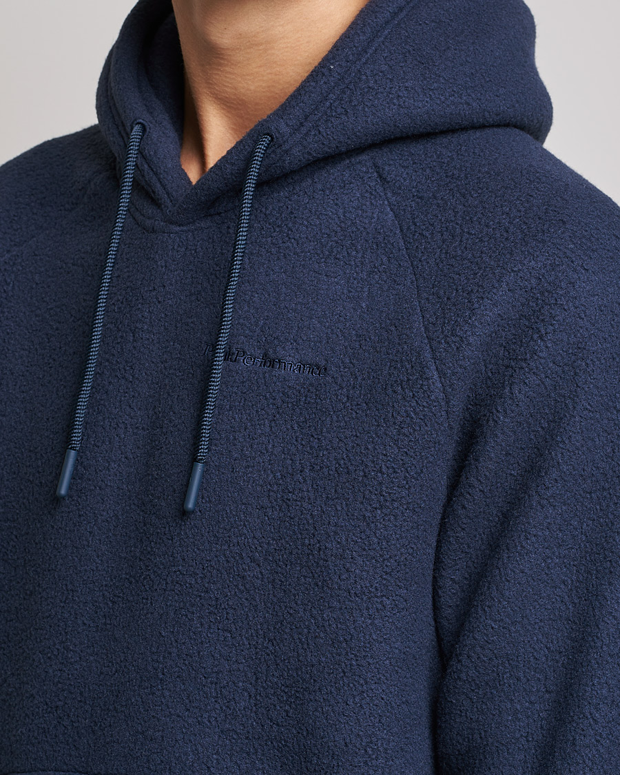 Herre | Trøjer | Peak Performance | Fleece Hood Blue Shadow