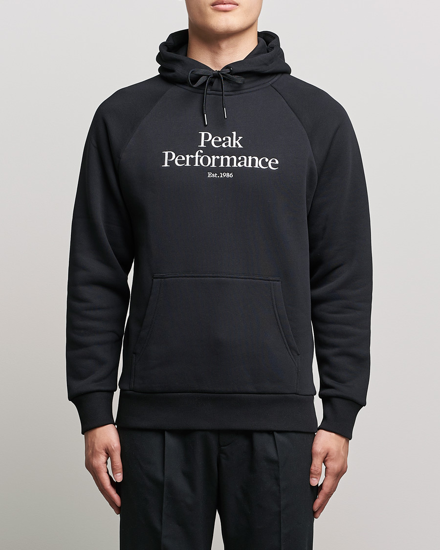 Herre | Hættetrøjer | Peak Performance | Original Logo Hoodie Black