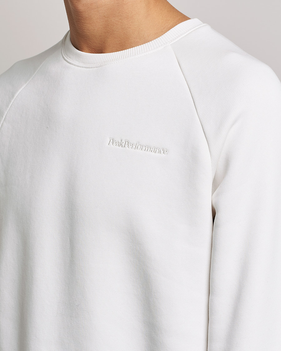 Herre | Trøjer | Peak Performance | Original Logo Crew Neck Sweatshirt Off White