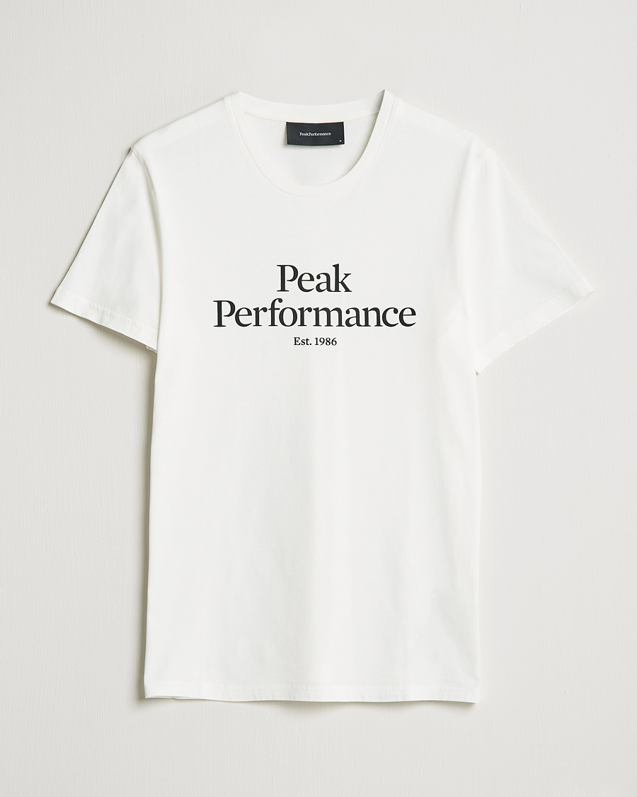 Herre | T-Shirts | Peak Performance | Original Tee Off White