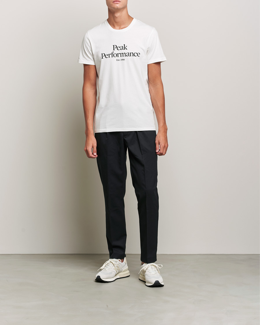 Herre | T-Shirts | Peak Performance | Original Tee Off White