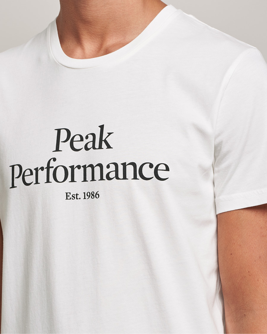 Herre | T-Shirts | Peak Performance | Original Tee Off White