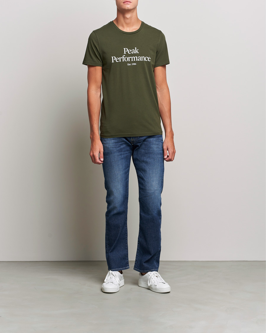 Herre | T-Shirts | Peak Performance | Original Tee Forest Night