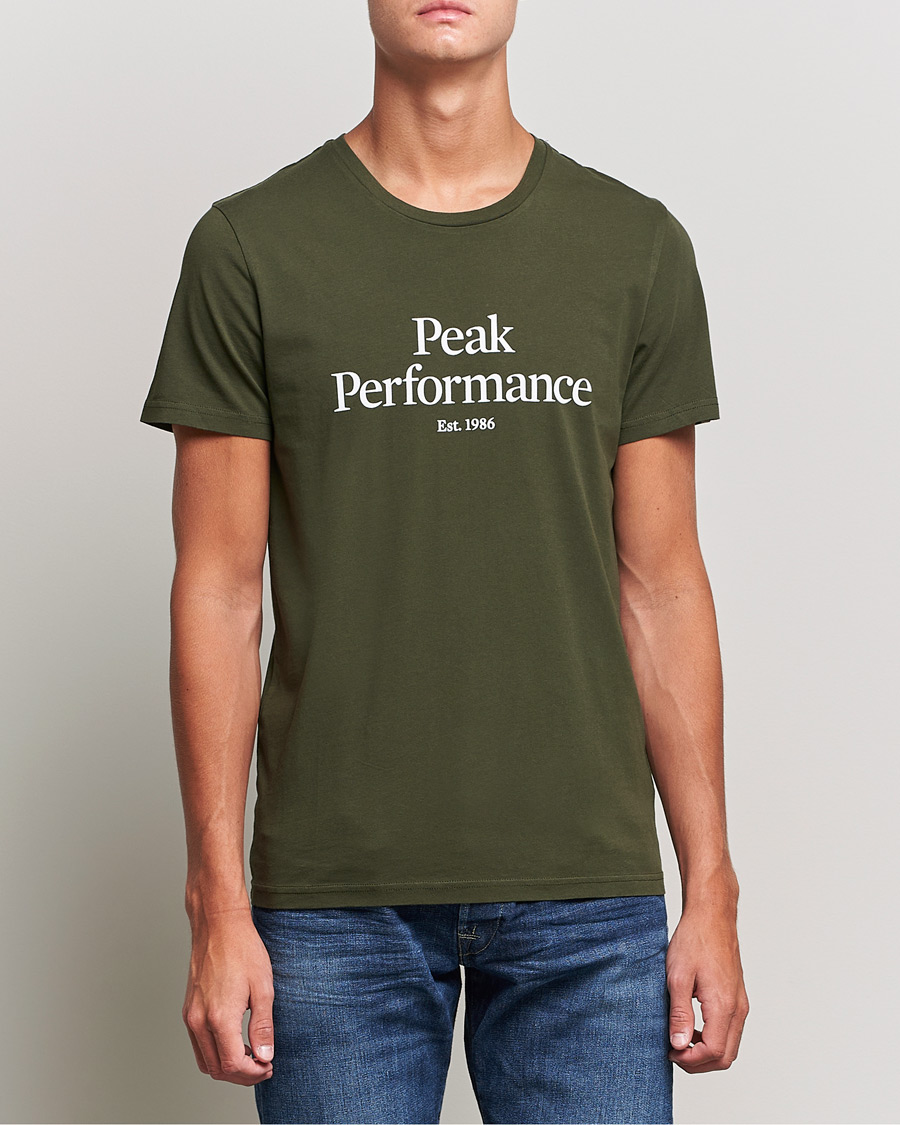 Herre | T-Shirts | Peak Performance | Original Tee Forest Night