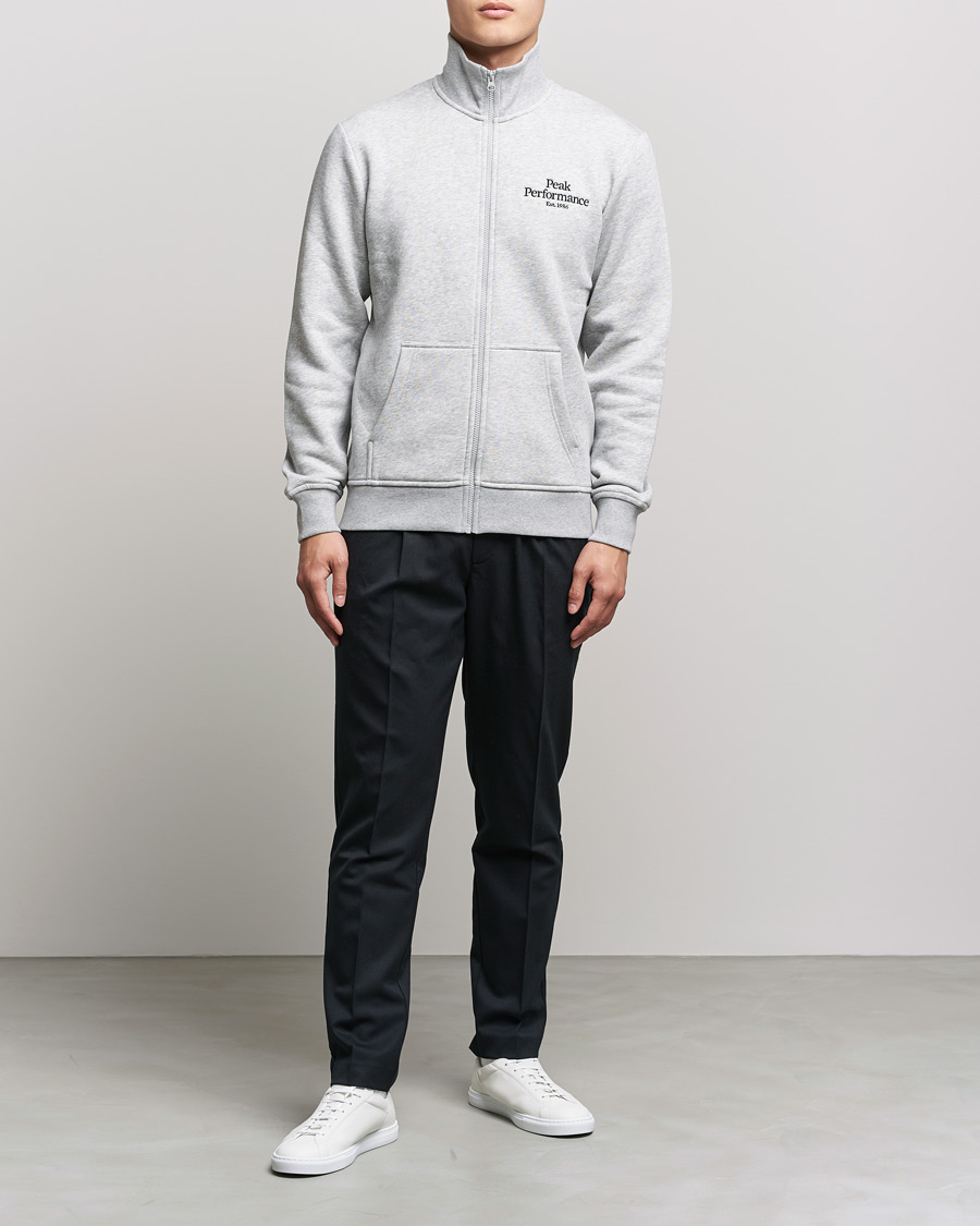 Herre | Trøjer | Peak Performance | Original Zip Grey