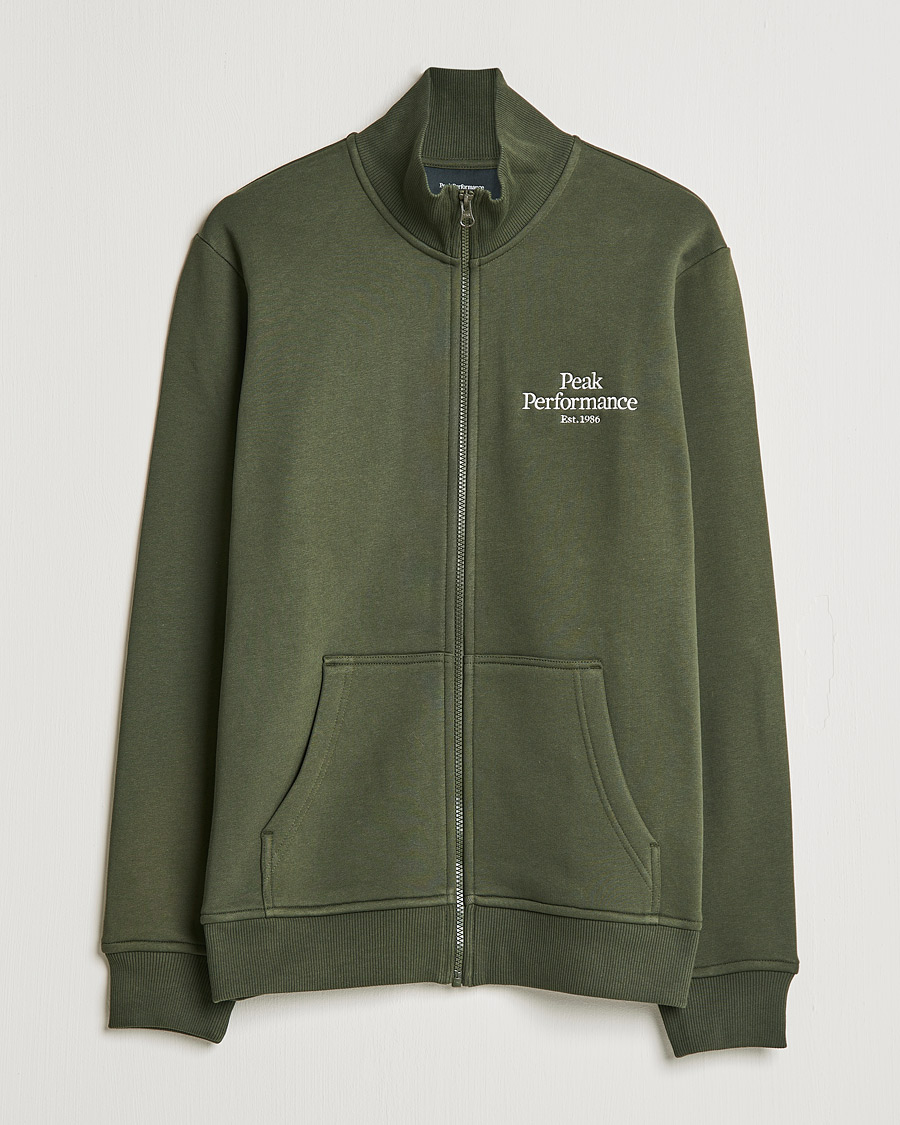 Herre | Trøjer | Peak Performance | Original Zip Forest Night