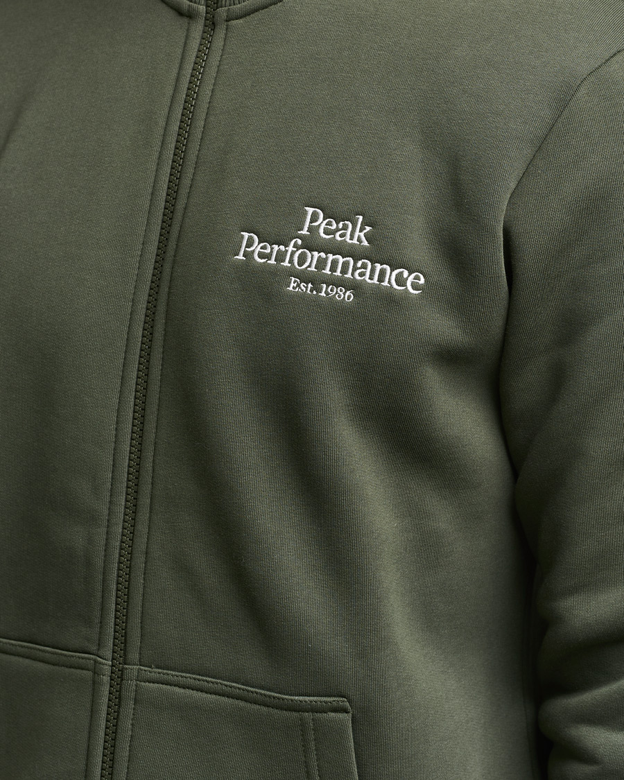 Herre | Trøjer | Peak Performance | Original Zip Forest Night