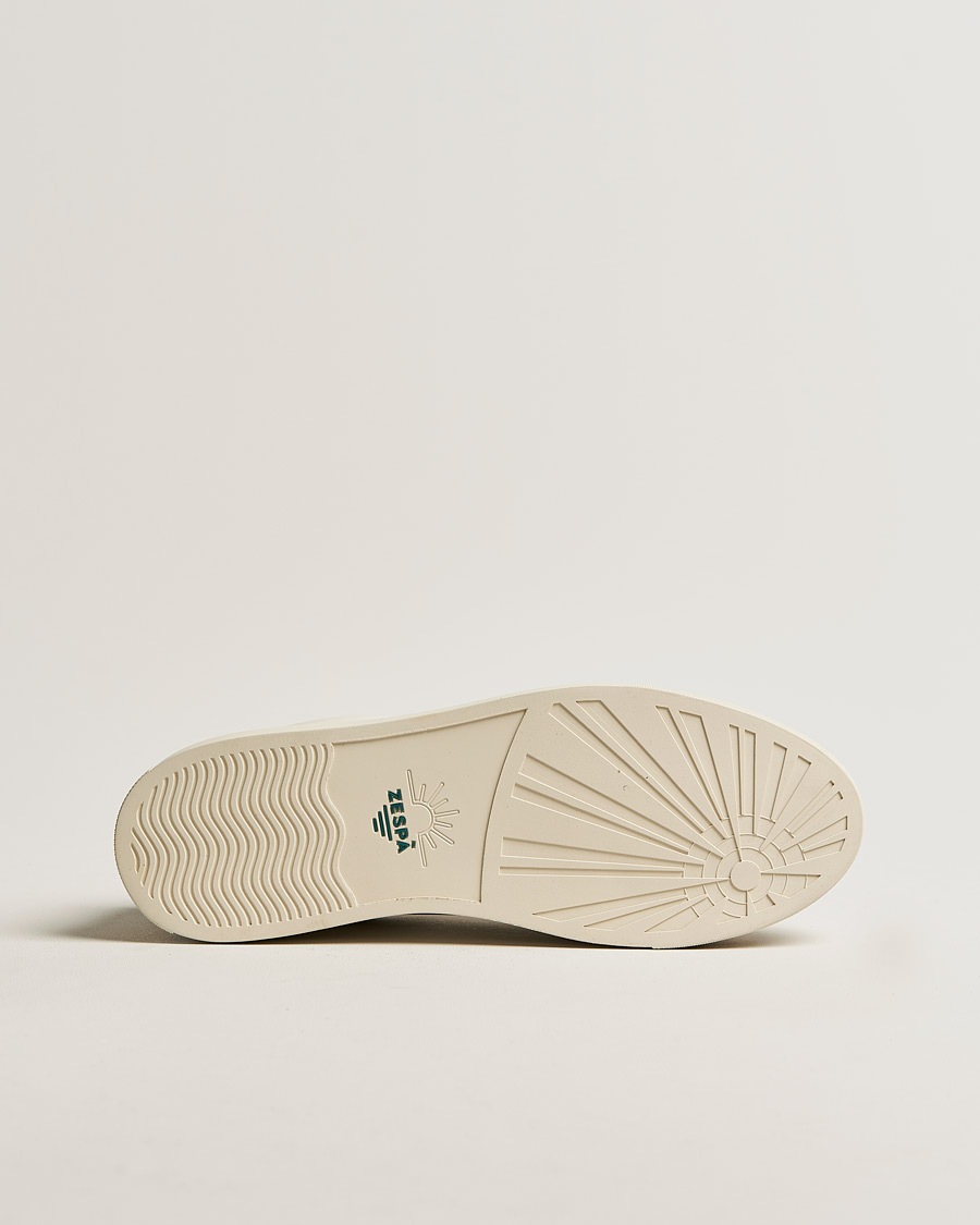 Herre | Zespà ZSP4 Nappa Leather Sneakers Off White/Vert Sombre | Zespà | ZSP4 Nappa Leather Sneakers Off White/Vert Sombre