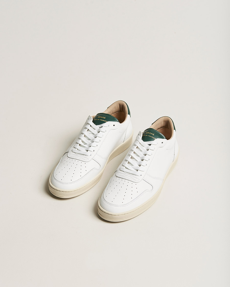 Herre | Zespà ZSP23 APLA Leather Sneakers Vert Sombre | Zespà | ZSP23 APLA Leather Sneakers Vert Sombre
