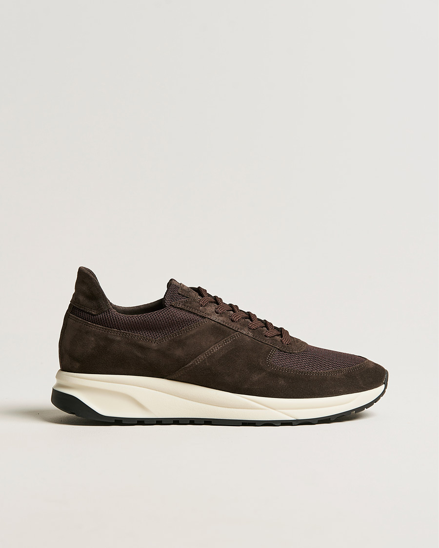 Herre | C.QP Stride Suede/Nylon Runner Dark Brown | CQP | C.QP Stride Suede/Nylon Runner Dark Brown