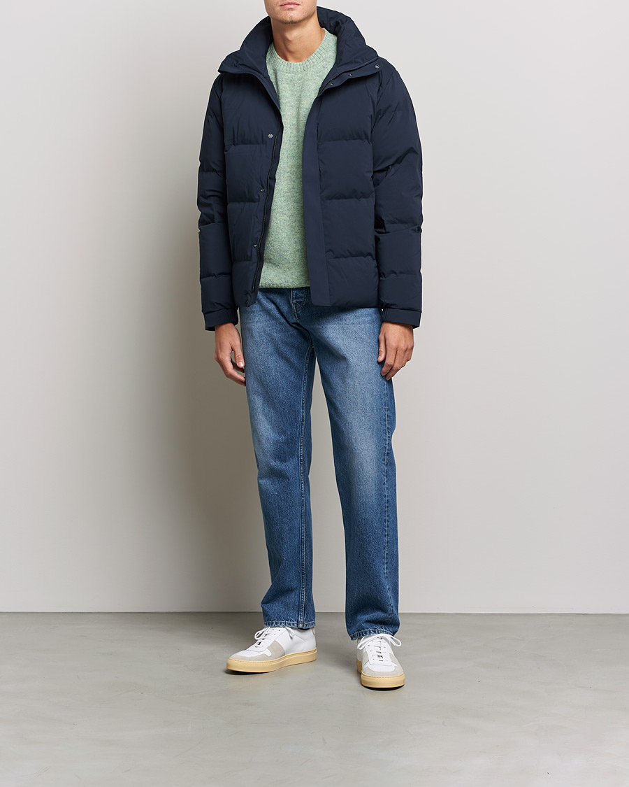 Herre | Jakker | NN07 | Golfie Padded Down Jacket Navy