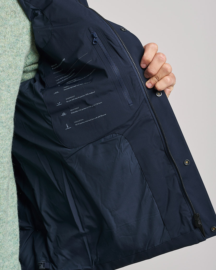 Herre | Jakker | NN07 | Golfie Padded Down Jacket Navy