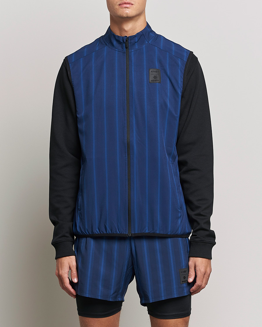 Herre | Trøjer | NN07 | Pace Full Zip Vest Navy Stripe