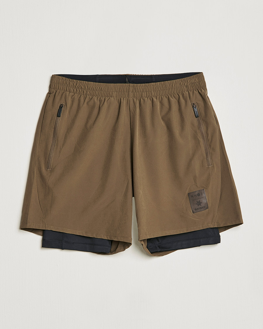 Herre | Funktionelle shorts | NN07 | Two in One Shorts Clay